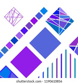 Abstract modern geometric background