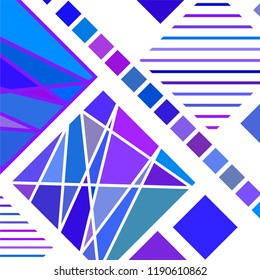 Abstract modern geometric background