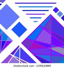 Abstract modern geometric background
