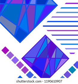 Abstract modern geometric background