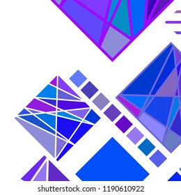 Abstract modern geometric background