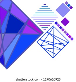 Abstract modern geometric background