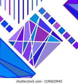 Abstract modern geometric background