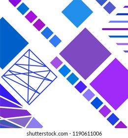 Abstract modern geometric background