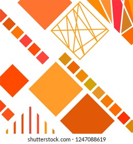 Abstract modern geometric background