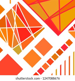 Abstract modern geometric background