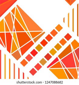 Abstract modern geometric background