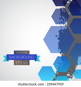 Abstract modern geometric background