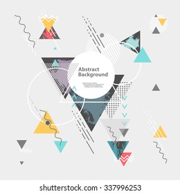 Abstract modern geometric background