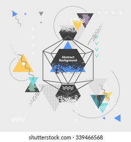 Abstrakter, moderner, geometrischer Hintergrund