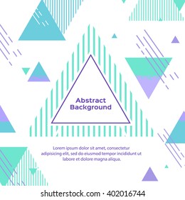 Abstract modern geometric background