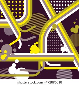 Abstract modern geometric background