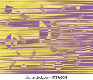 Abstract modern geometric background