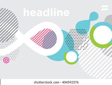 Abstract modern geometric background/ Annual Report Cover Design