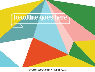 Abstract modern geometric background/ Annual Report Cover Design /Background design/ /Content page/ 
