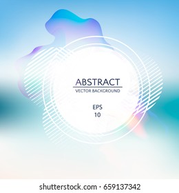 Abstract modern geometric background. Beach party flyer. Electronic music banner. Vector illustration EPS10.