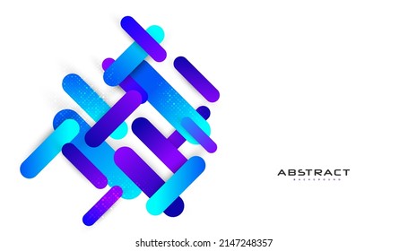 Abstract Modern Geometric Background. Colorful Liquid Background Design