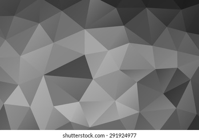Abstract modern geometric background consists of triangles