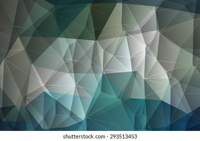 Abstract modern geometric background consists of triangles