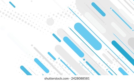 Abstract modern geometric background with diagonal lines. Dynamic shapes composition