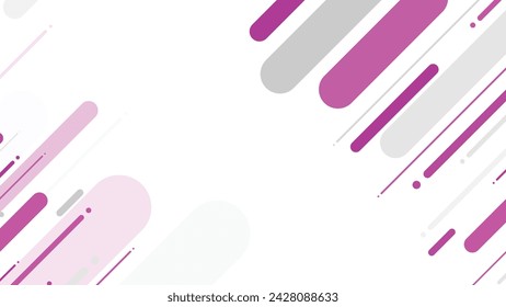 Abstract modern geometric background with diagonal lines. Dynamic shapes composition