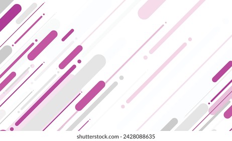 Abstract modern geometric background with diagonal lines. Dynamic shapes composition