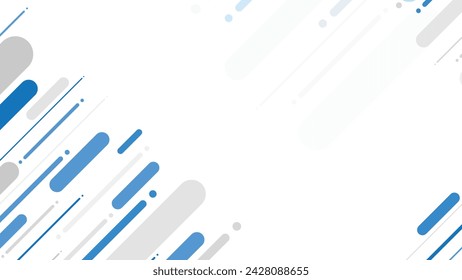 Abstract modern geometric background with diagonal lines. Dynamic shapes composition