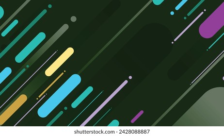 Abstract modern geometric background with diagonal lines. Dynamic shapes composition