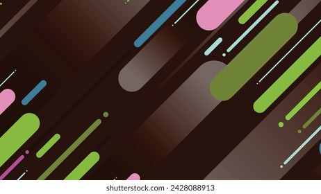Abstrakter moderner geometrischer Hintergrund mit diagonalen Linien. Dynamische Formenzusammenstellung