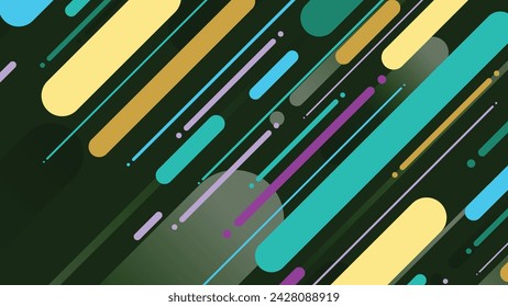 Abstrakter moderner geometrischer Hintergrund mit diagonalen Linien. Dynamische Formenzusammenstellung