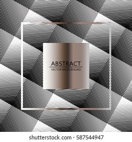 Abstract modern geometric background. Digital technology concept. Vector illustration.