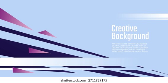 Fondo geométrico moderno Abstractas con líneas diagonales dinámicas, triángulos y Colores de degradado para presentaciones comerciales