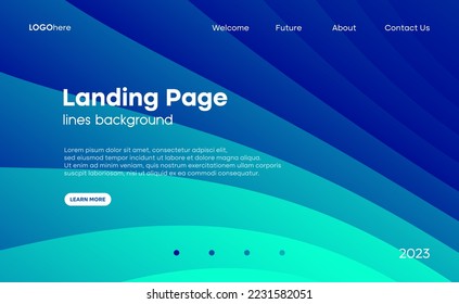 Resumen de fondo geométrico moderno con composición de líneas de degradado. La plantilla de diseño mínimo para la página web y la presentación empresarial.
