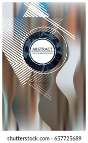 Abstract modern geometric background. Music party flyer. Vector illustration EPS10.