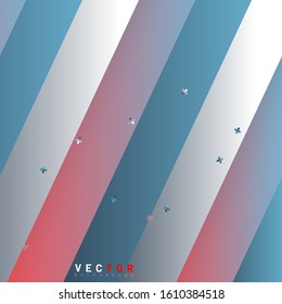 Abstract modern geometric background .overlap layer paper material design. Vector Illustration For Wallpaper, Banner, Background, Card, landing page , etc