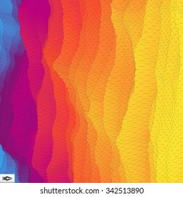 Abstract Modern Geometric Background. Polygonal Mosaic Illustration. Can Be Used For Marketing, Website, Print And Presentation.