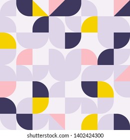 Abstract modern geometric background. Seamless pattern - Vector