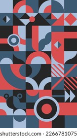 Abstract modern geometric background. Seamless pattern.uitable for for web banner, business presentation, branding package, fabric print,etc