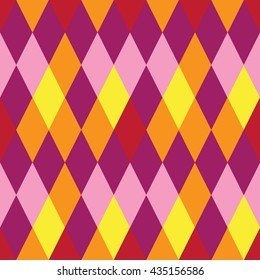 Abstract modern geometric background. Seamless colorful pattern. Design for textile. 