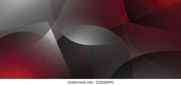 Abstract modern geometric background with shapes and lines.