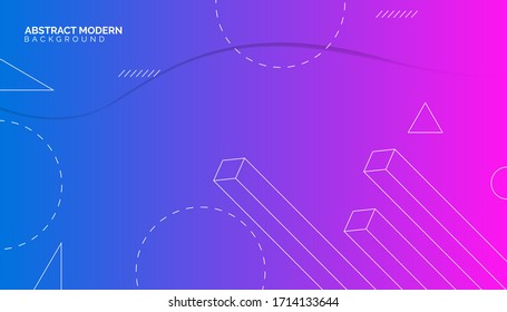 Abstract Modern Geometric Background Template