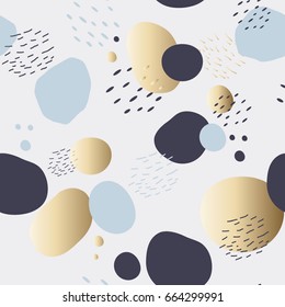 Abstract modern geometric background Trendy abstract seamless pattern. Modern vector background