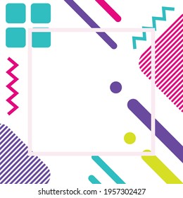 Abstract modern geometric background. Vector illustration