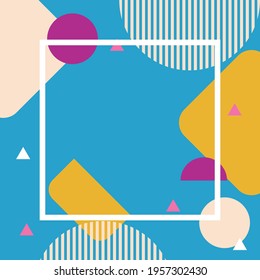 Abstract modern geometric background. Vector illustration