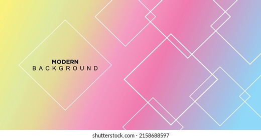Abstract modern geometric background vector for banner and other design template