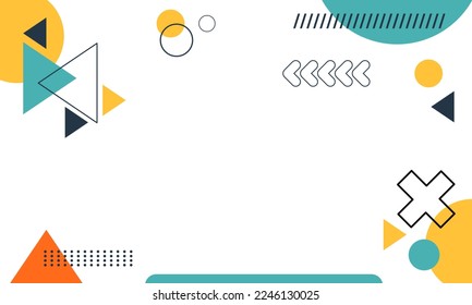 Abstract modern geometric background. Vector Background Illustration for education presentation