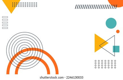Abstract modern geometric background. Vector Background Illustration for education presentation