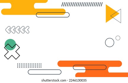 Abstract modern geometric background. Vector Background Illustration for education presentation