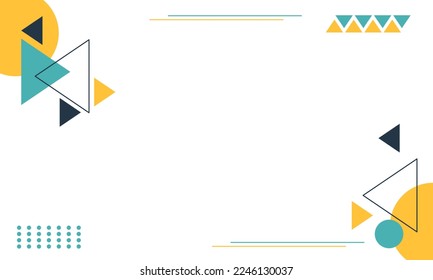 Abstract modern geometric background. Vector Background Illustration for education presentation