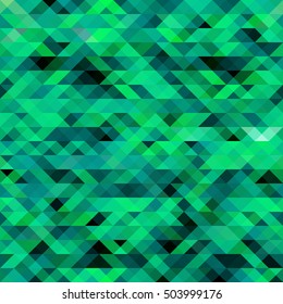 Abstract Modern Geometric Background. Vector Triangle Greenbackground For Webdesign.